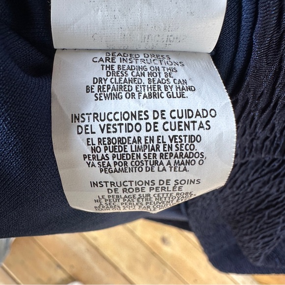 Xscape Navy Blue Sleeveless Formal Dress- size 14 (fits like a 12) - Stunning - Picture 9 of 10